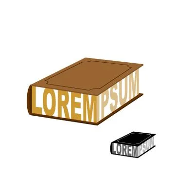 Book logo emblem. Design template fo bookstore. Vector illustration. 스톡 일러스트