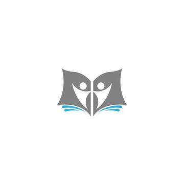 Book logo icon design template vector Stock Illustration