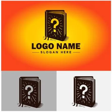 Book logo icon vector for bookstore book company publisher encyclopedia lib.. Stock Illustration