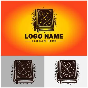 Book logo icon vector for bookstore book company publisher encyclopedia lib.. Stock Illustration