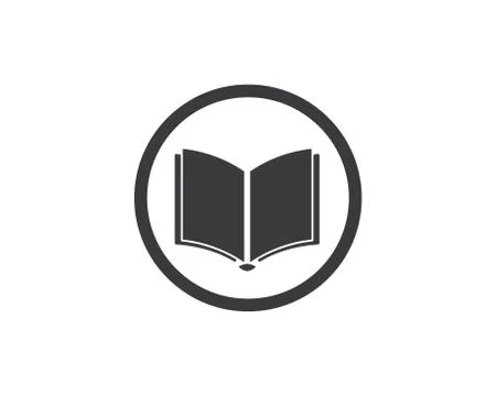 Book Logo Template vector Illustration Stock Illustration