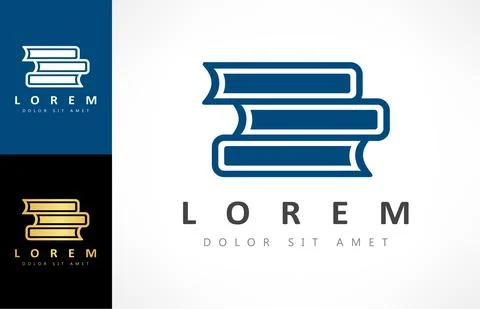 Book logo vector. Education design. Stock Illustration