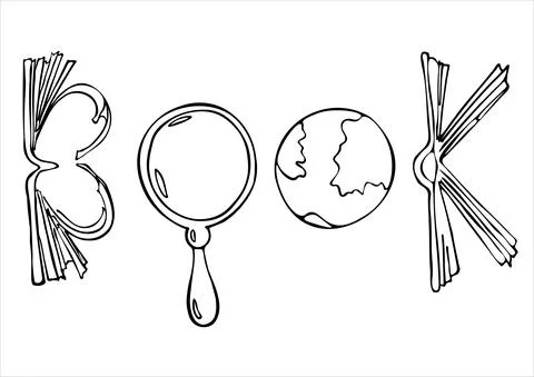 Book. Logo. Vector Stock Illustration