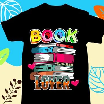 BOOK LOVER Stock Illustration