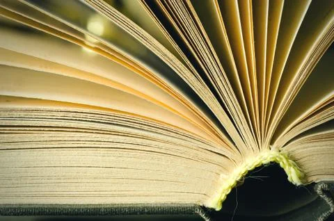 Book macro Stock Photos