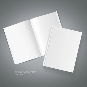 Book Magazine Template. Vector Stock Illustration