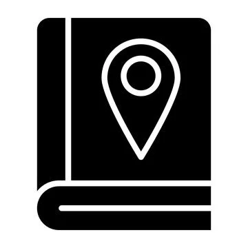 Book map Vector Icon Design Illustration Stock Illustration