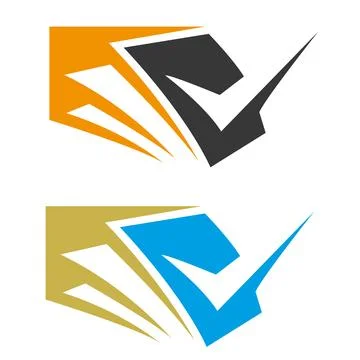 Book mark modern style vector pro logo design Stockillustratie