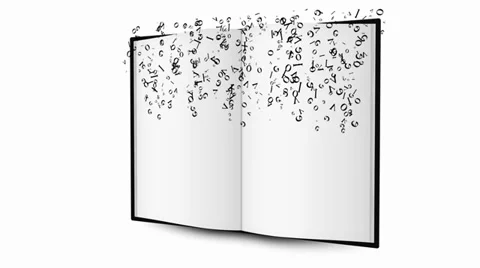 Book Moving Lyrics Stock Footage 33178712
