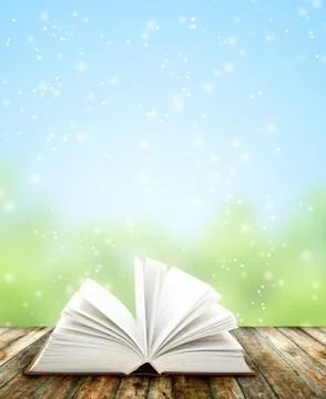 Book of nature Stock Illustration