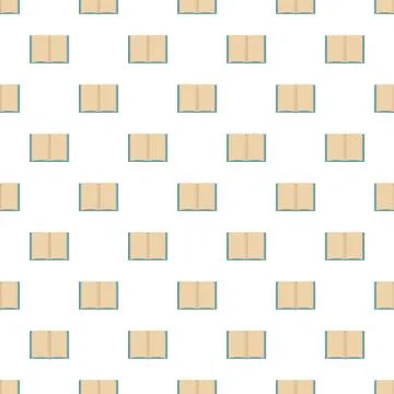 Book novel pattern seamless Stock Illustration