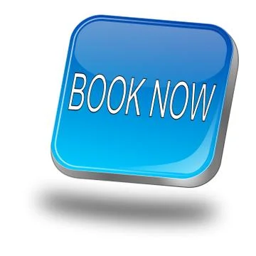Book now Button - 3D illustration Illustrazione stock