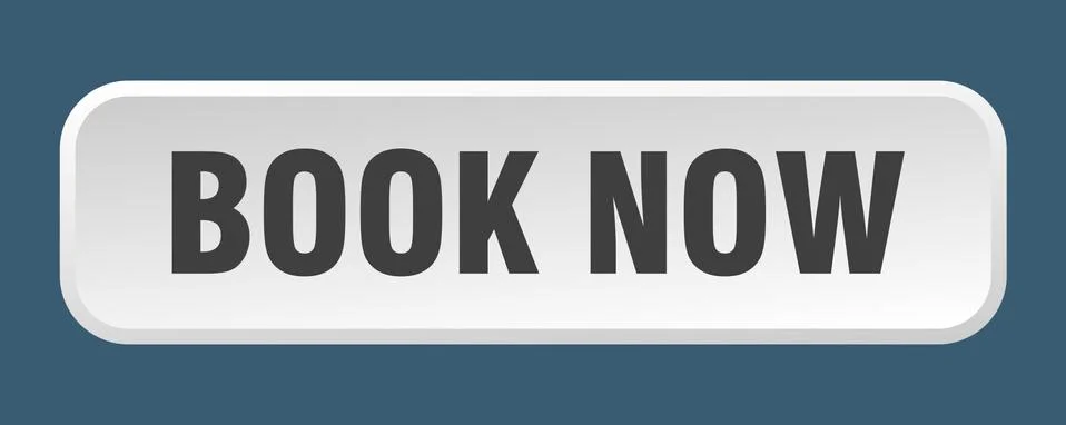 Book now button. book now square 3d push button 스톡 일러스트