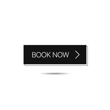 Book now button template Stock Illustration