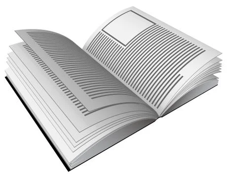 Book office open Stock Illustration