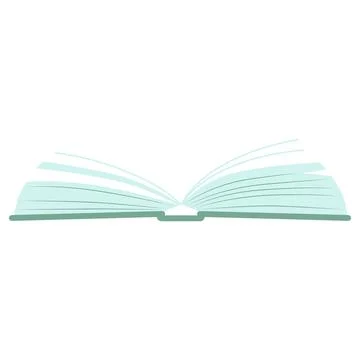 Book open blue Stock Illustration