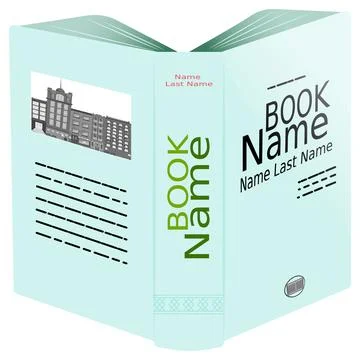 Book open cover Stock Illustration