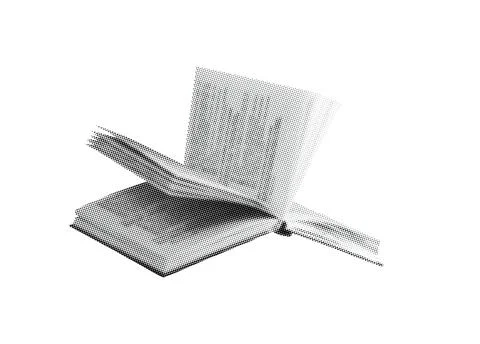 Book open. Grammar textbook, science and literacy. Education and wisdom, Stock Photos