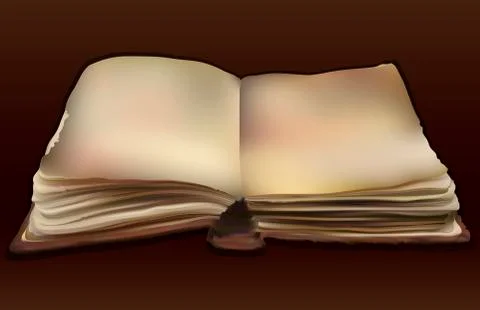 Book open Stock Illustration