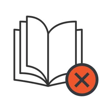 Book open modern icon isolated on white background. vector illustration Stock Illustration