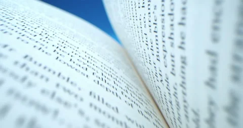 The book is open for reading. A man open... | Stock Video | Pond5