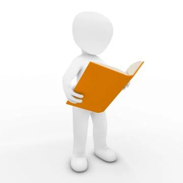 Book orange Stock Illustration