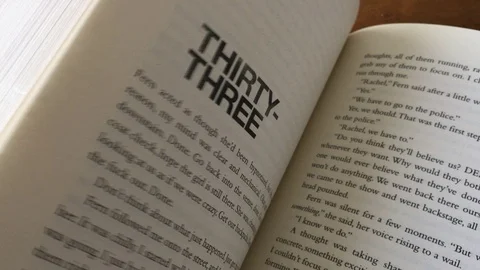 Book Page Flip Video stock 89105228