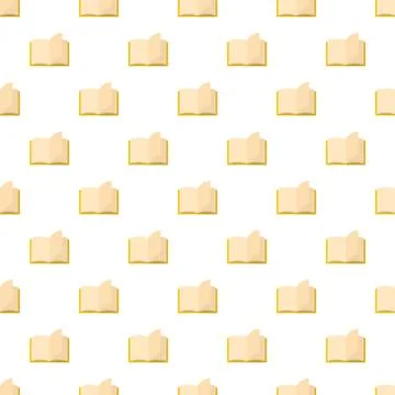 Book page pattern seamless Stockillustratie