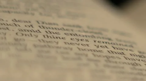 Book page tilt down Video stock 22417397