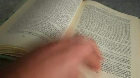 Book Page Turning (fast motion) Video stock 10882315