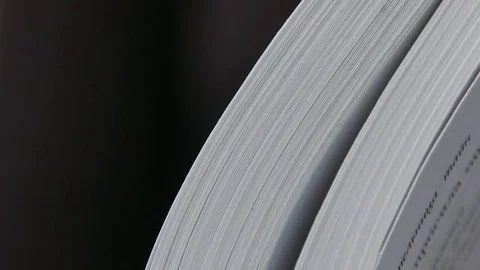 Book pages. The book, reading. Extra close up of pages Stock-Footage 76704968