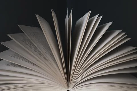 Book pages close up Stock Photos