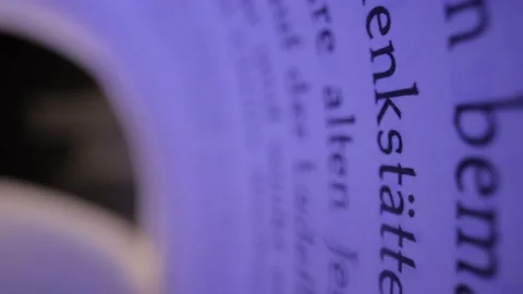 Book pages in detail - macro view Stock Footage 151267953