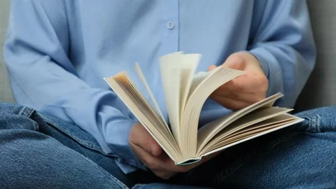 Book Pages Fluttering Rapidly. Knowledge Concept. Slow Motion Stock Footage 314049349