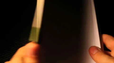 Book pages Stock Footage 12496007