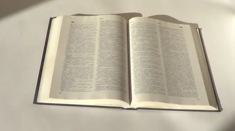 Book pages Stock Footage 60219443
