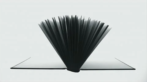 Book Pages Stop Motion Animation Stock Footage 148665880