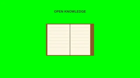 Book Pages Turning Animated Motion Graphic Concept Stock Footage 341322905