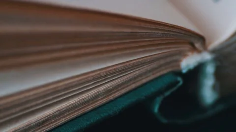 Book pages turning Stock Footage