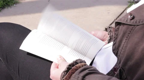 Book Pages Wind Stock Footage 37735296