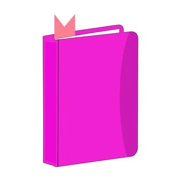 Book paper open or textbook pages with text vector icon flat cartoon Stock Illustration