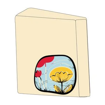 Book paper open or textbook pages with text vector icon flat cartoon Ilustración de archivo
