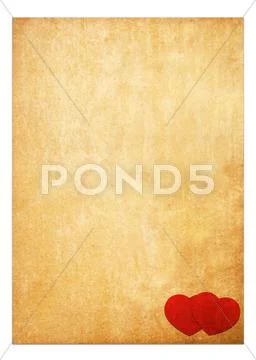 Book paper valentine background.vintage style Stock Photos