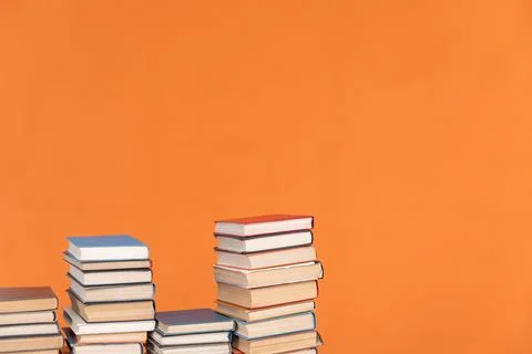 Book pattern background for wisdom, science and education. Reading and writing Stock Photos