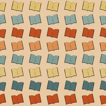 Book pattern Color abstract book pattern.Background. Vintage.Wallpaper.Hip... Stock Photos