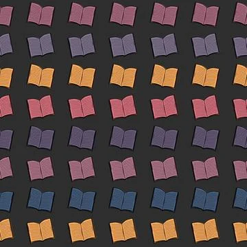 Book pattern Color abstract book pattern.Background. Vintage.Wallpaper.Hip... Stock Photos