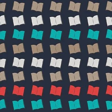 Book pattern Color abstract book pattern.Background. Vintage.Wallpaper.Hip... Stock Photos