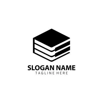 Book piano logo design vector 스톡 일러스트