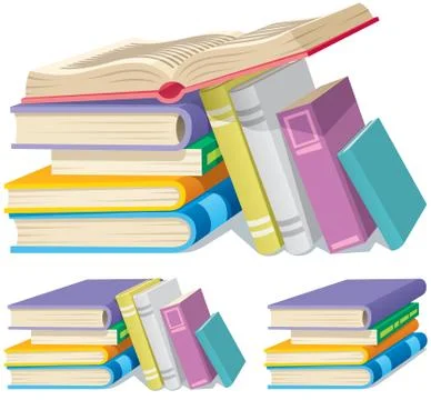 Book Pile Stock Illustration