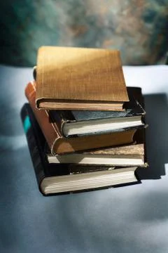 Book pile 스톡 사진